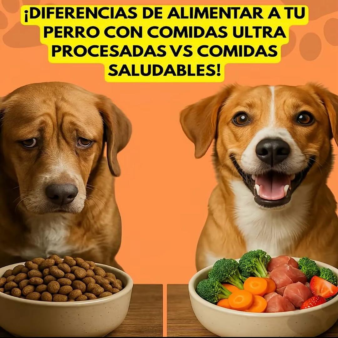 Comparación de alimentación de mascotas
