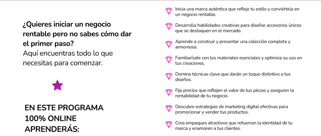 Vista del contenido del curso